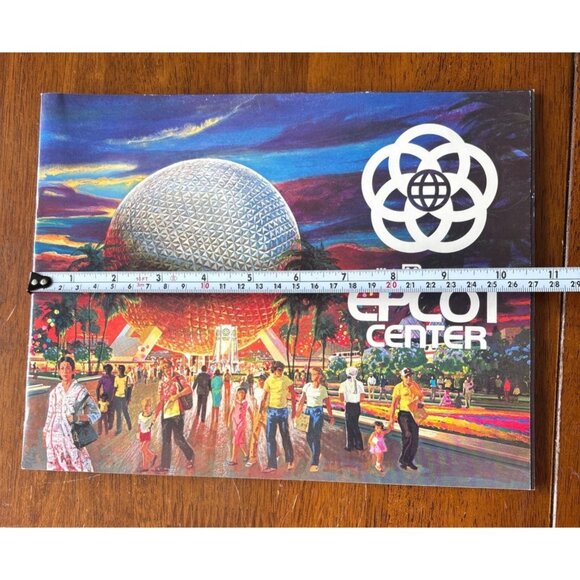 Vintage 1982 Walt Disney World Epcot Center Opening Brochure With Letter - Picture 5 of 9